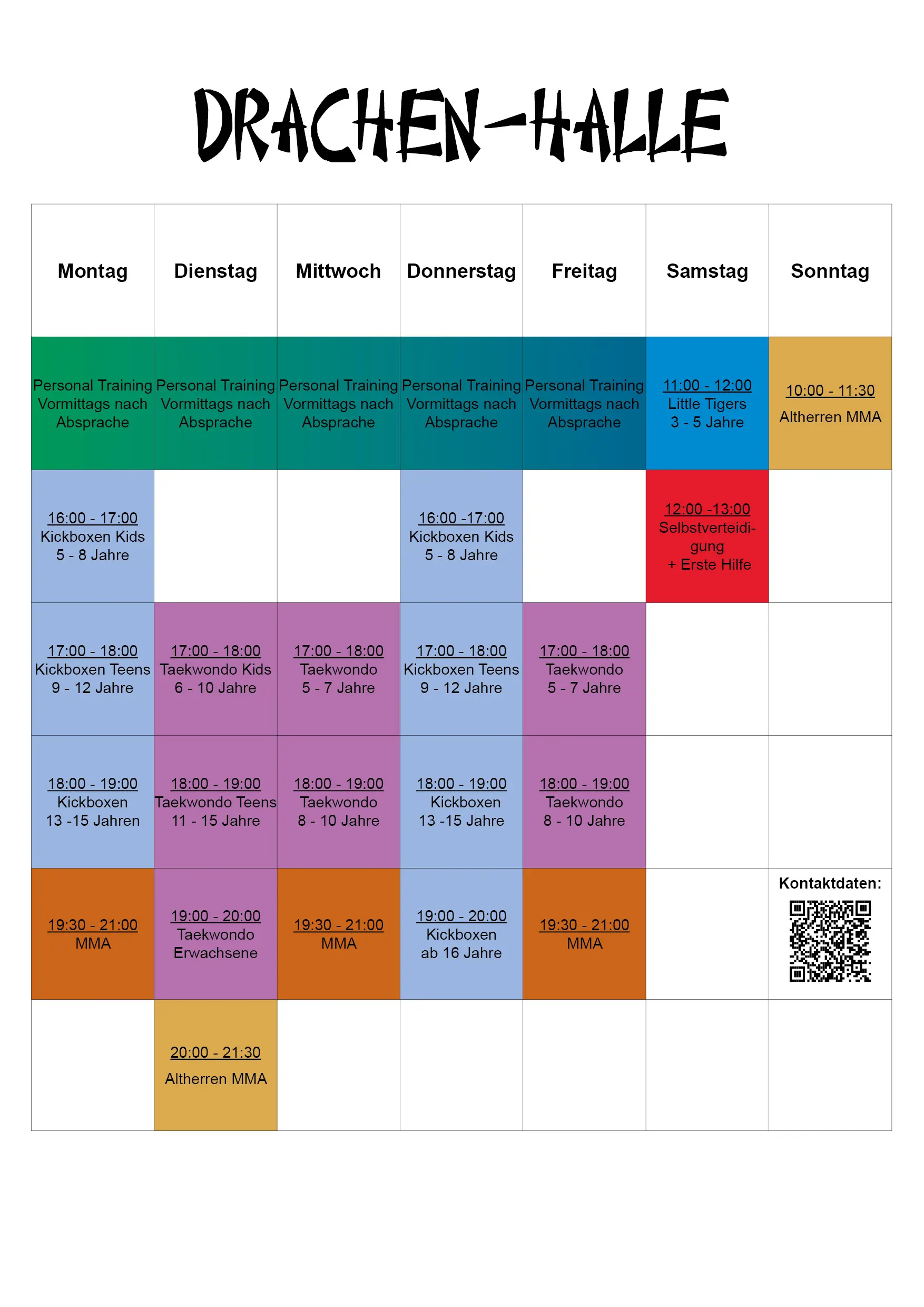 Personal Training, Kickboxen, MMA, Altherren MMA, Taekwondo, Selbstverteidigung, SV, Erste Hilfe, Düsseldorf Gerresheim, Vennhausen, Unterbach, Flingern